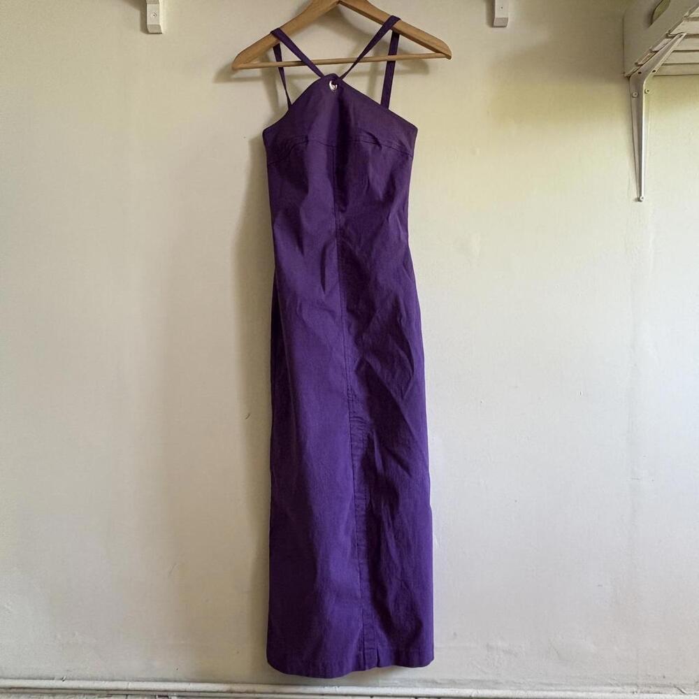Y2K purple halter midi dress — XS - Picture 3 of 5